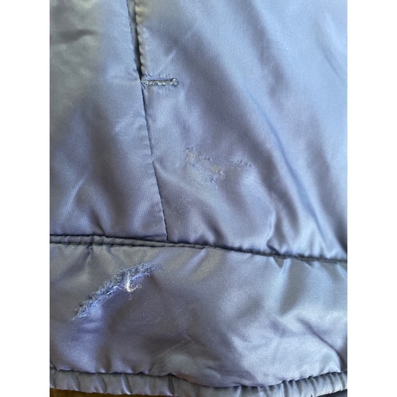 Levi's Relaxed Fit Lightweight‎ Padded Jacket Small Blue Snap Trucker Coat - Picture 9 of 10